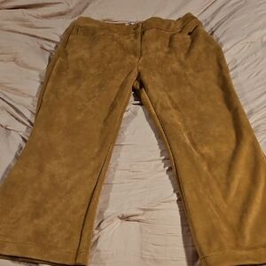 Nanette Lepore Camel Suede Trousers